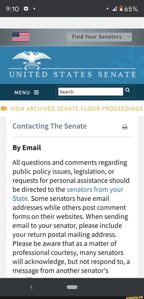 webdesk senator|U.S. Senate: Contacting The Senate